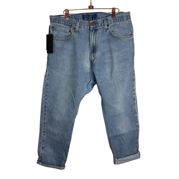 Man x One Teaspoon Vintage Mr. Jeans in Washed Blue Size Large NWT - Picture 1 of 13